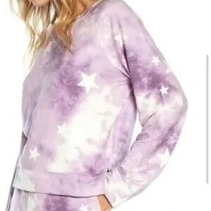 Wildfox Tie dye Stars Sweatshirt Size Large